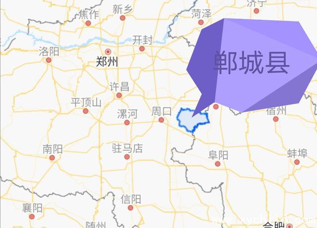 2020年河南郸城县第一高级中学位置图